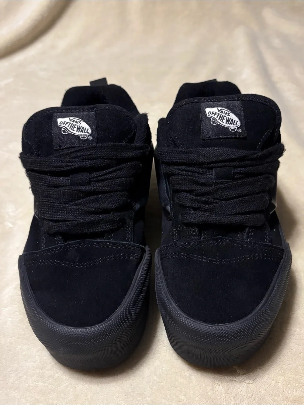 Vans Black Low-Top Suede Skate Sneakers